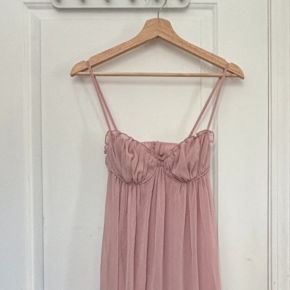 Beautiful, Flowy Pink Reformation Cebba Dress in Size 2